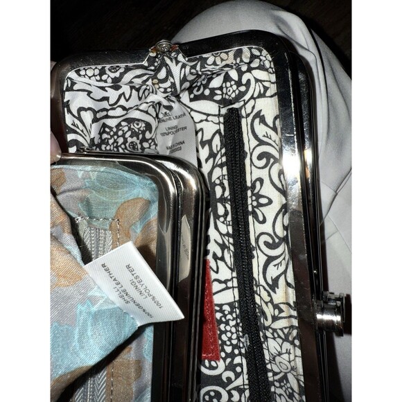 Rare Hobo Grey Leather Purse, Black + Brown Leather Cluthes, Millie Hobo Lot - Picture 6 of 9